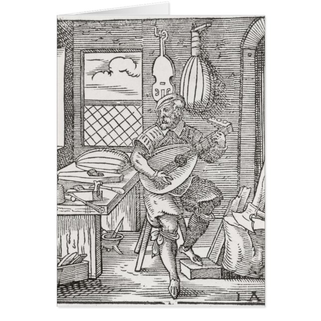 El taller del fabricante del instrumento, c.1570 (Frente)