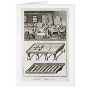 El taller y las herramientas de un fabricante del