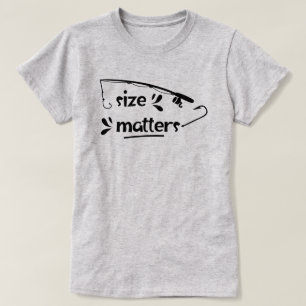 El tamaño importa la camiseta de las mujeres que p