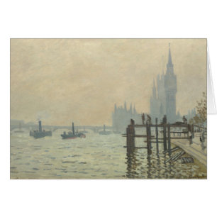 El Támesis debajo de Westminster por Claude Monet