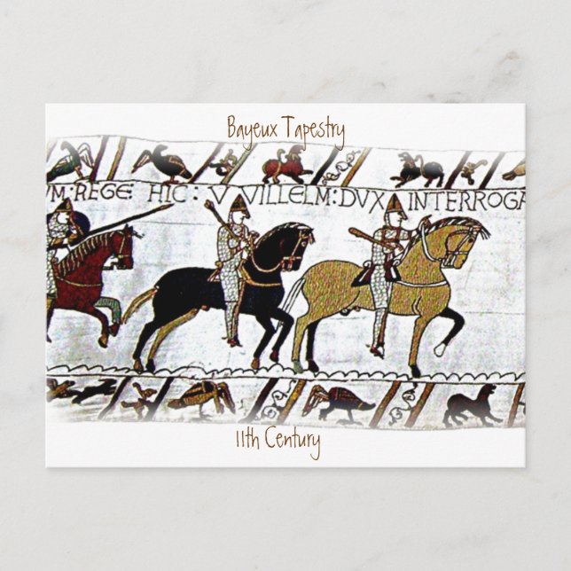 El tapiz de Bayeux a3 - postal (Anverso)