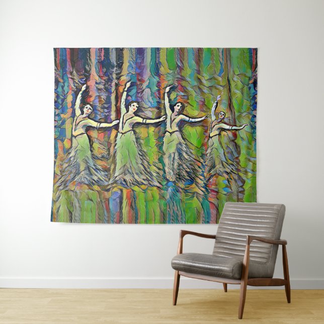 El tapiz de los bailarines (In situ (horizontal))