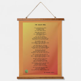 El tapiz del muro del tazón de ensaladas