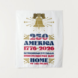 El tapiz patriótico semicentenario de Estados Unid