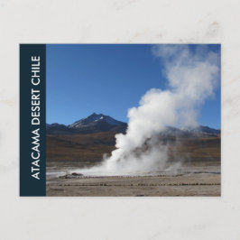 El Tatio Geyser, desierto de Atacama, postal de Ch