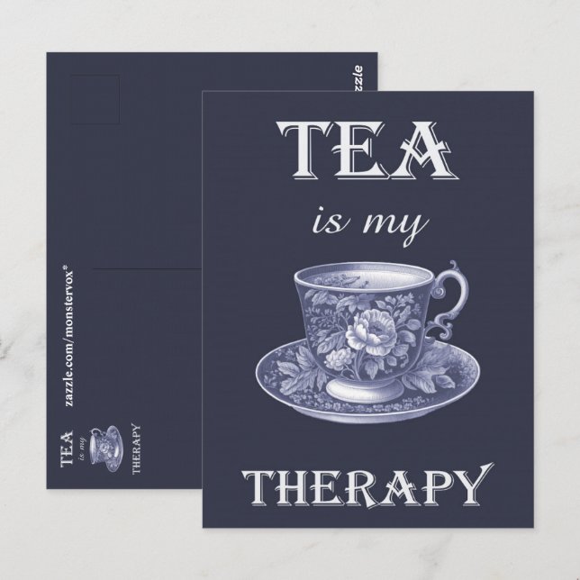 El té es mi postal terapéutica (Anverso / Reverso)