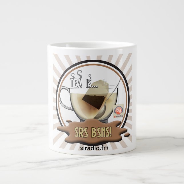 El té grande es taza de Bsns de los seniores (Frente)