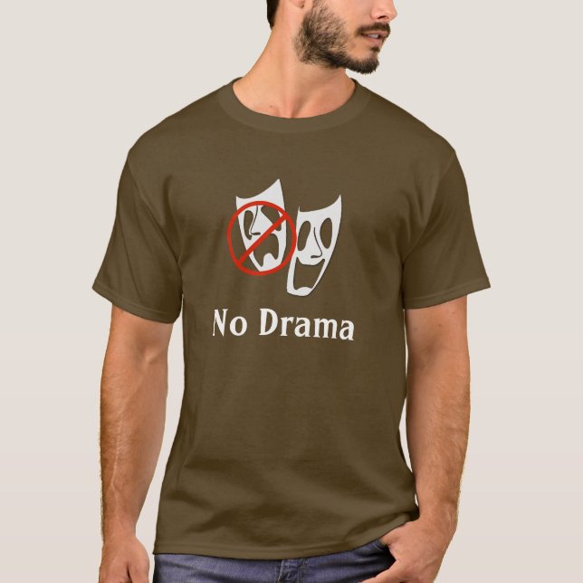 El teatro de "ningún drama" enmascara la camisa (Anverso)