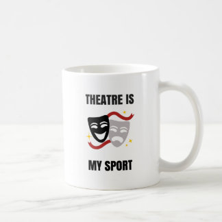 El teatro es mi deporte - taza de café del friki