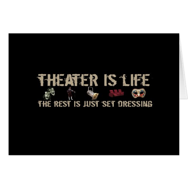El teatro es vida (Anverso (Horizontal))