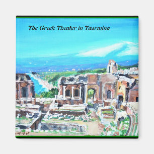 El teatro griego en Taormina - imán