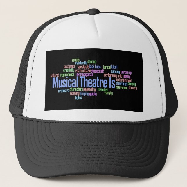 El teatro musical es gorra (Anverso)