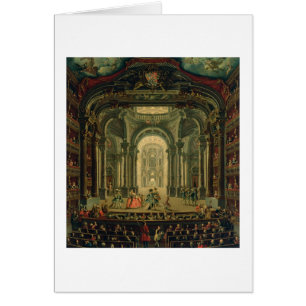 El Teatro Reale en Turín (aceite en lona)