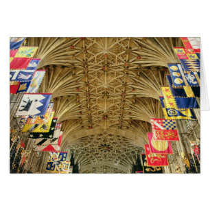 El techo de la capilla de San Jorge, Windsor
