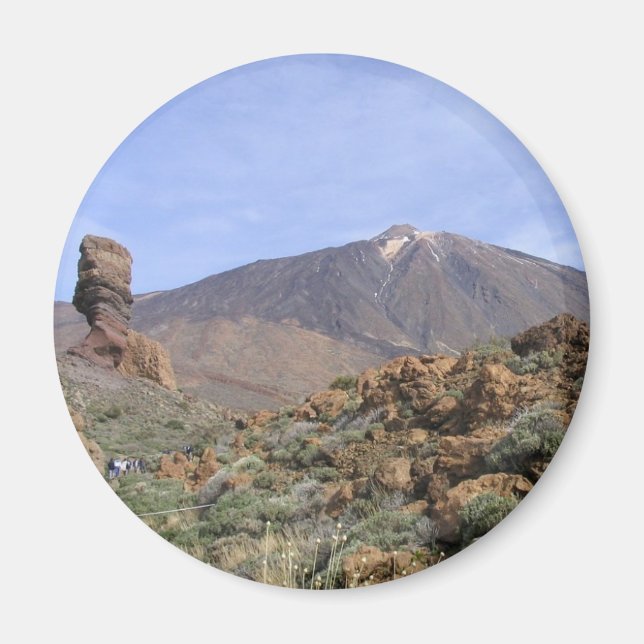 El Teide imán personalizado (Frente)