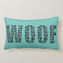 El tejido/la pata del amor imprime la almohada