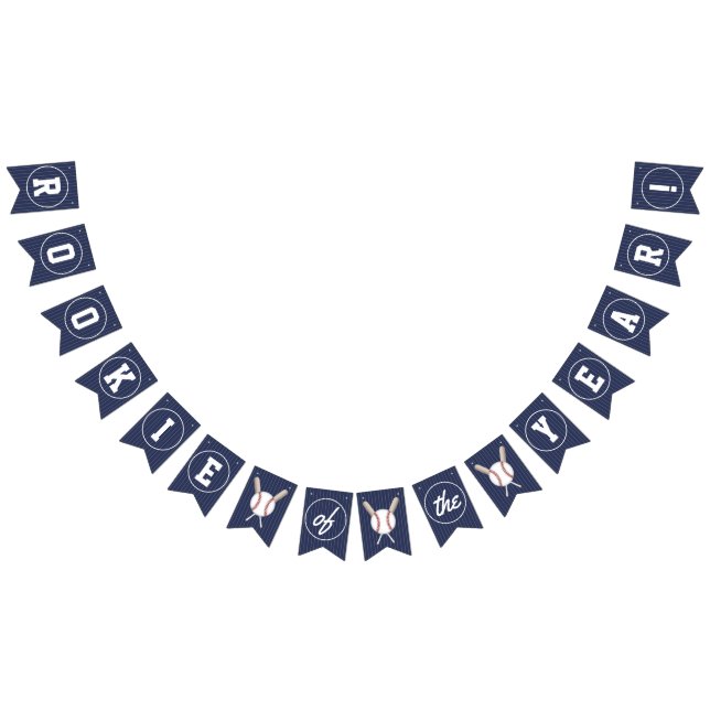 El tema del béisbol de la bandera Rookie del año (Todo)