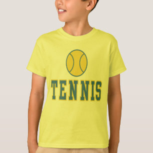 El tenis embroma la camiseta