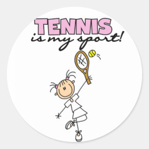 El tenis es mi Pegatina deportivo