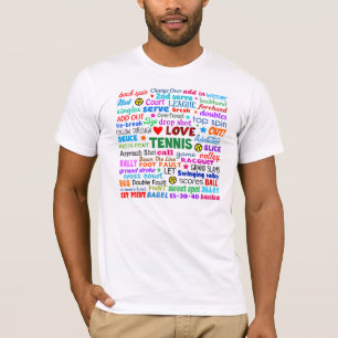 El tenis llama la camisa