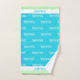 El tenis personalizado se divierte la toalla de