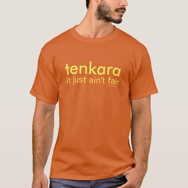 el tenkara no es camiseta justa (Anverso)