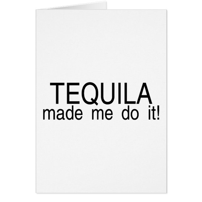 El Tequila hizo que lo hace (Frente)