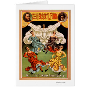 El Theatrical hipnótico de la danza de la falda de