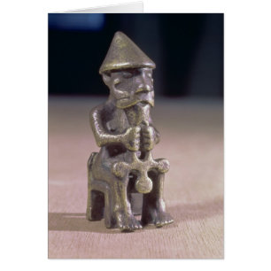 El Thor con un martillo, figurilla encontró en