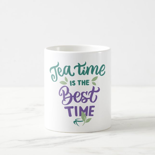El tiempo del té es la mejor taza de té (Centro)
