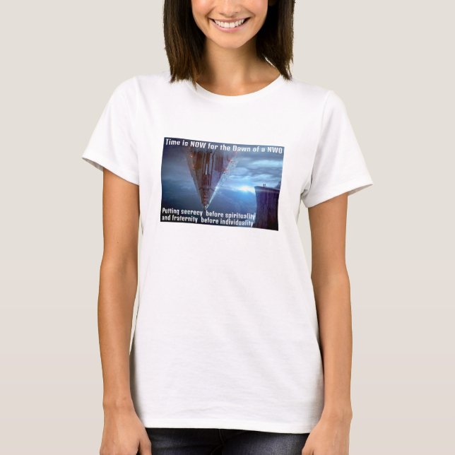 El tiempo es ahora (ligero) camiseta (Anverso)