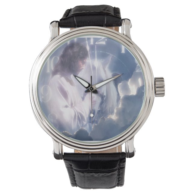 El tiempo está en la mano, reloj cristiano (Anverso)