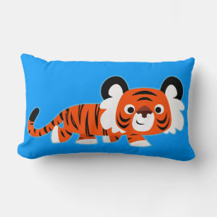 El tigre Personalizado lindo en la almohada lumbar