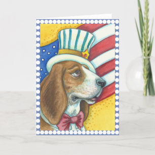 EL TÍO DE LA SALIDA DE BASSET, TARJETA DE RECIBIMI