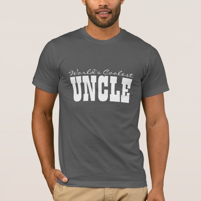 El tío más fresco camiseta del mundo (Anverso)
