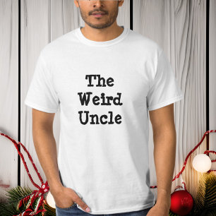 El tío raro, la camiseta de humor familiar