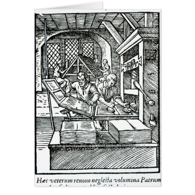 El tipógrafo, publicado por Hartman Schopper (Frente)