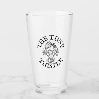 El Tipsy Thistle Pint Glass