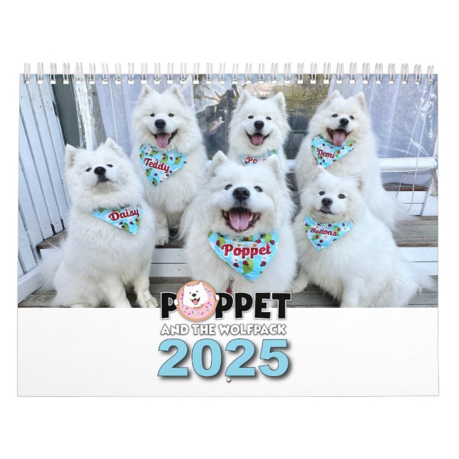 El títere y el calendario Wolfpack de 2 páginas (Tapa)