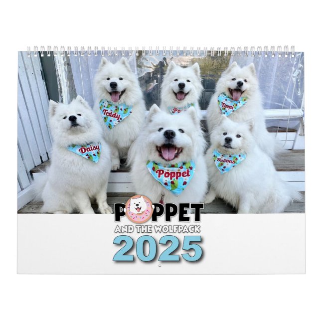 El títere y el calendario Wolfpack de 2 páginas (Tapa)