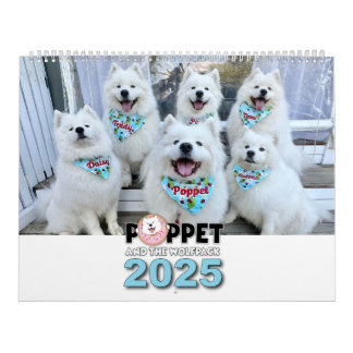 El títere y el calendario Wolfpack de 2 páginas