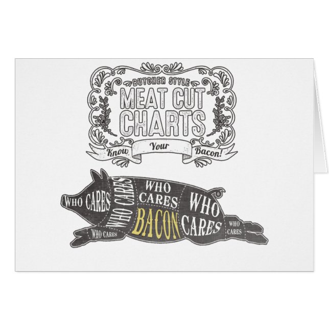 El TOCINO sabe sus cortes de la carne (Anverso (Horizontal))