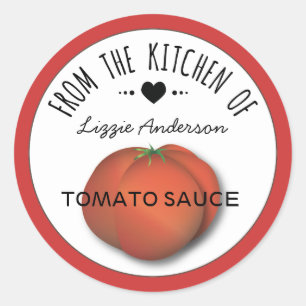 El Tomate Rojo Moderno de la Cocina del Sello