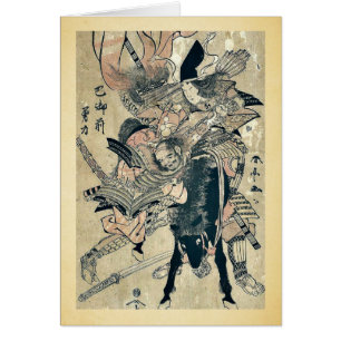 El Tomoe potente Gozen por Katsukawa, Shuntei Uki