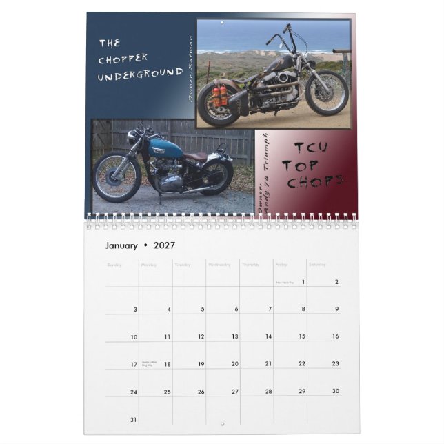 El top del TCU taja el calendario 2012 (Jan 2027)