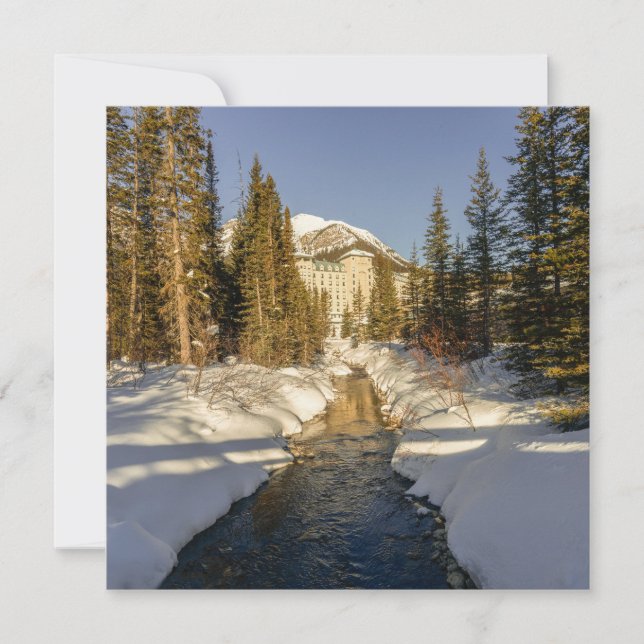 El toque invernal en el lago Louise (Anverso)