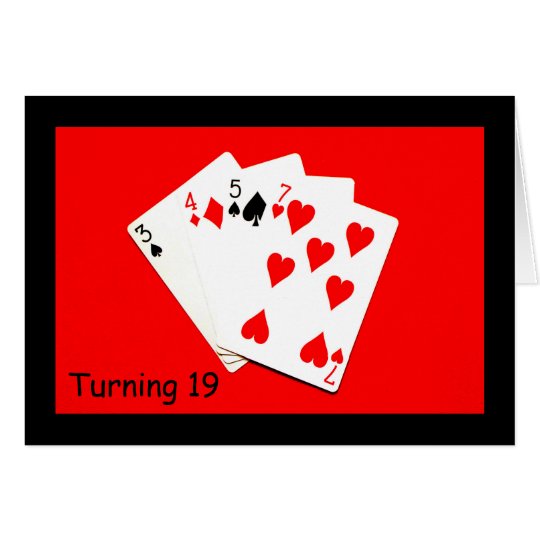¡El torneado de 19 es una gran cosa! Tarjeta De Felicitación