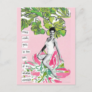 El trabajo de postales de vacaciones insignificant