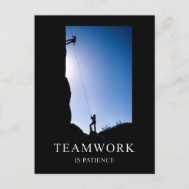 El trabajo en equipo es la postal motivacional de 
