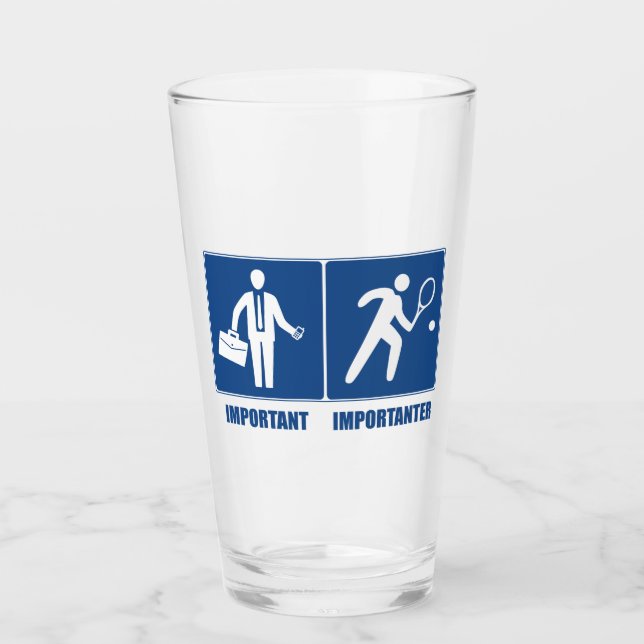 El trabajo es importante, el tenis es importante (Anverso)